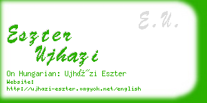 eszter ujhazi business card